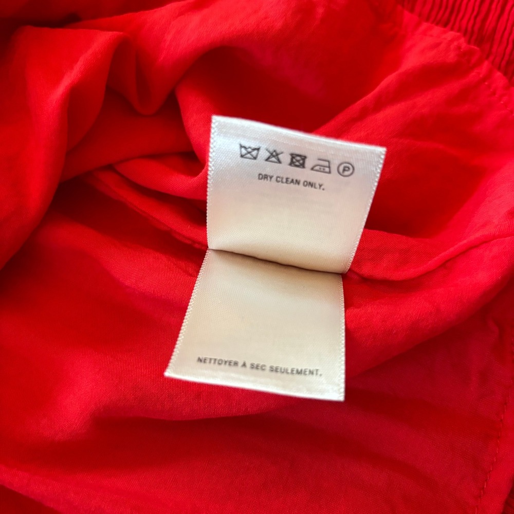 Maeve by Anthropologie Red Lace Up Corset Fit & Flare Dress Womens 0P Petite - Picture 8 of 9